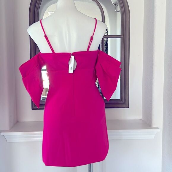 LIKELY Capri Mini Dress in Fuchsia, Size 2 - Picture 6 of 9